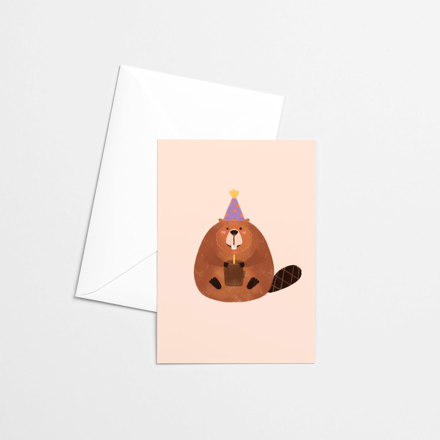 Greeting card - Castor