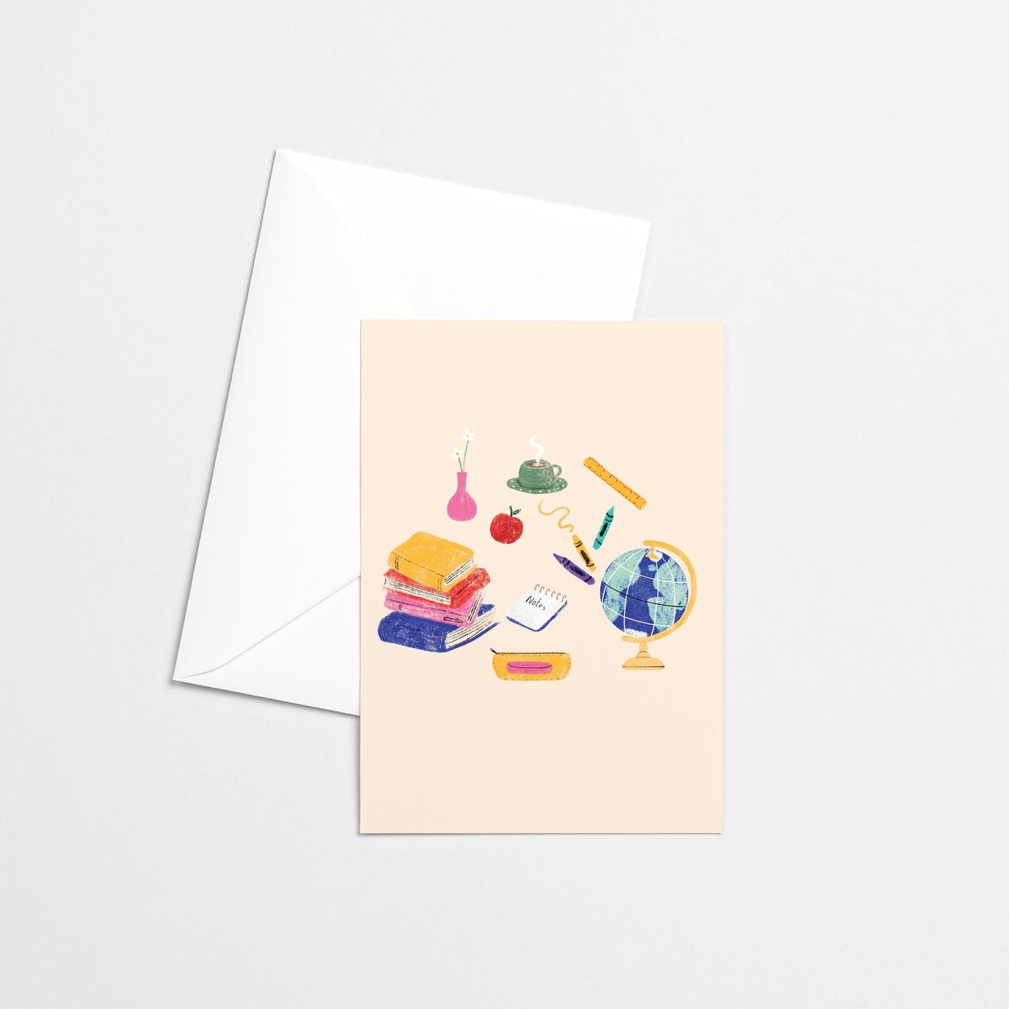 Carte de souhaits - Fin d'école - Citron & Miel