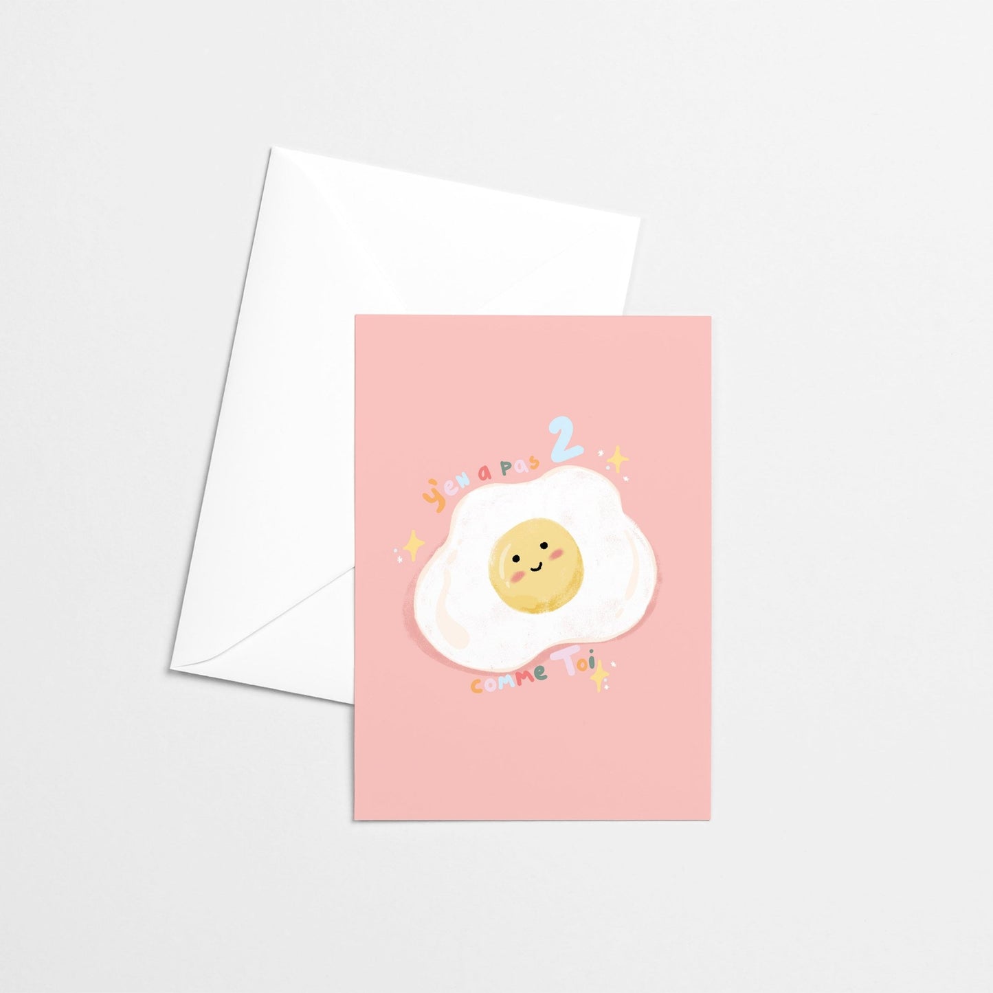 Carte de souhaits - Y'en a pas d'oeuf comme TOI - Citron & Miel