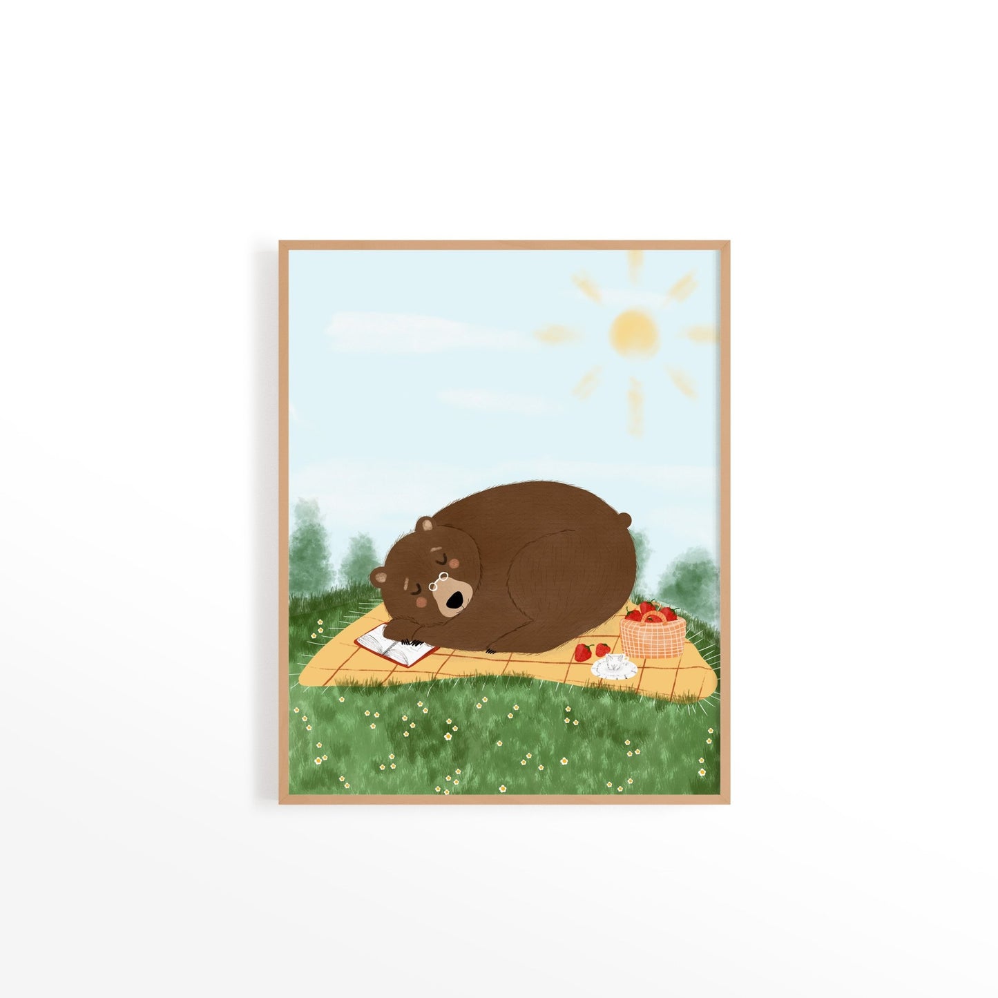 Affiche - Boris l'Ours - Citron & Miel