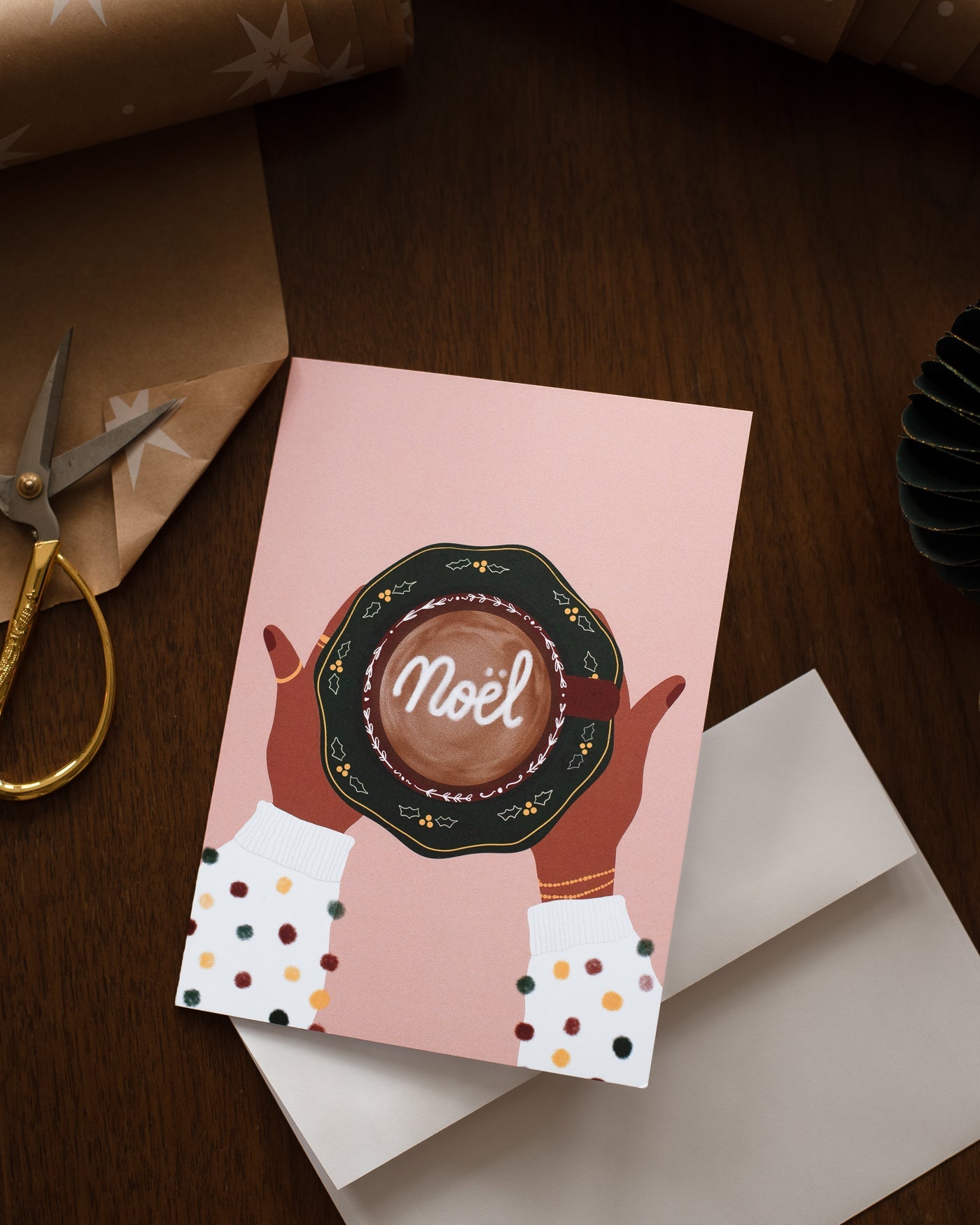 Carte de Noël - Tasse Noël - Citron & Miel