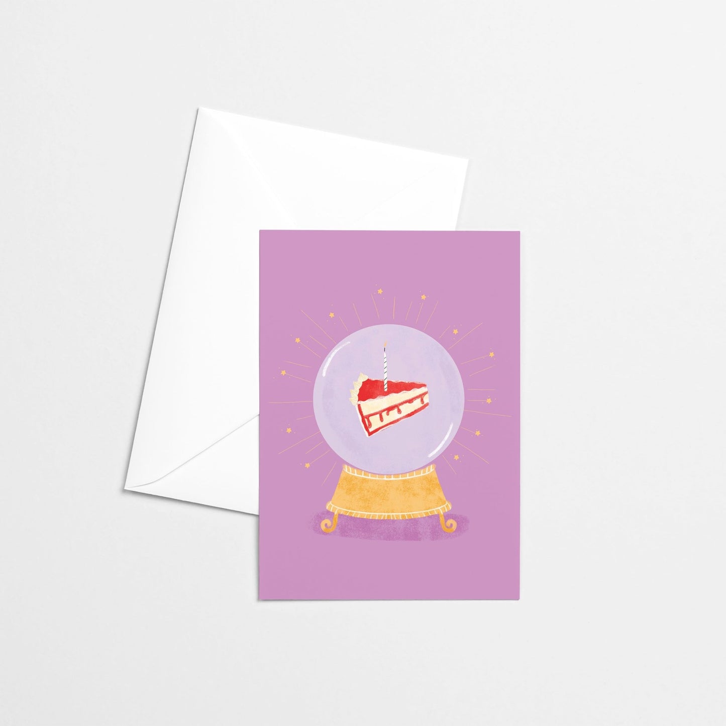 Carte de souhaits - Boule de crystal - Citron & Miel