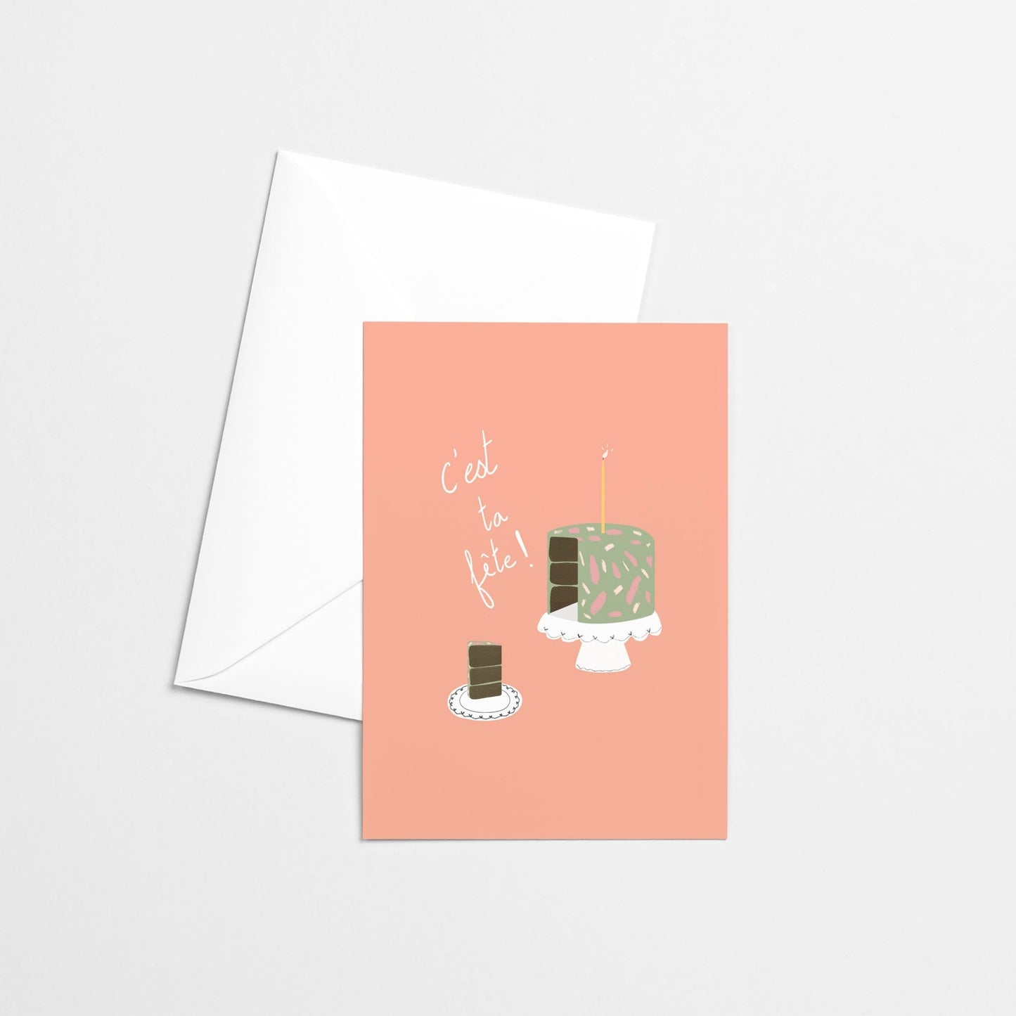 Carte de souhaits - C'est ta fête - Citron & Miel