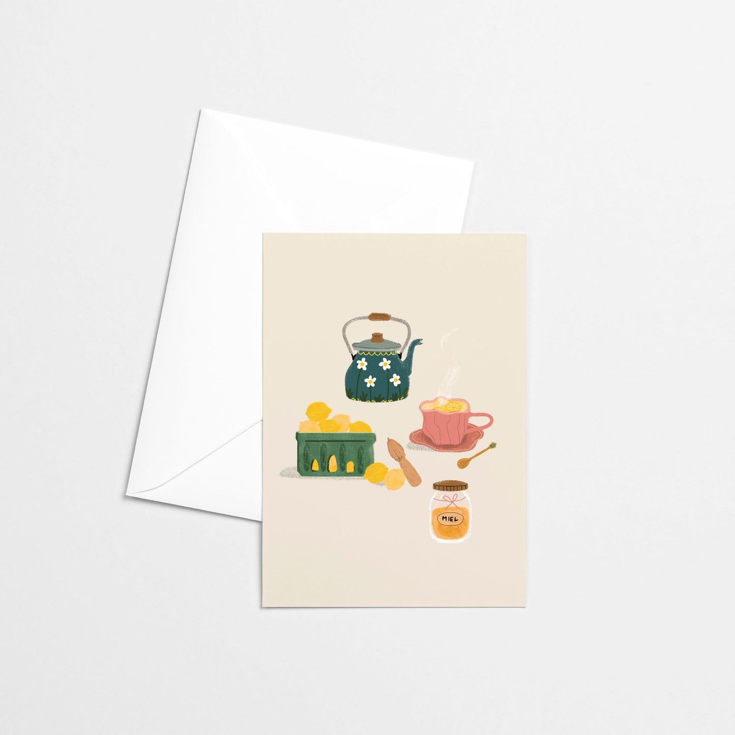 Carte de souhaits - Citron & Miel - Citron & Miel