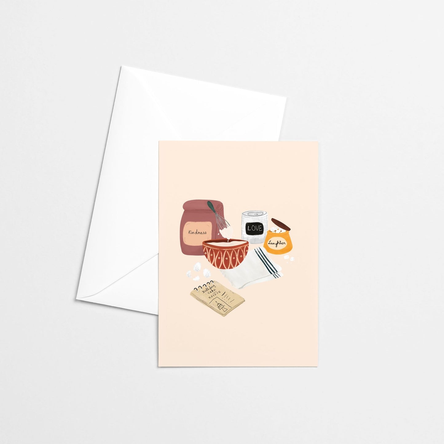 Carte de souhaits - Perfect birthday cake recipe - Citron & Miel