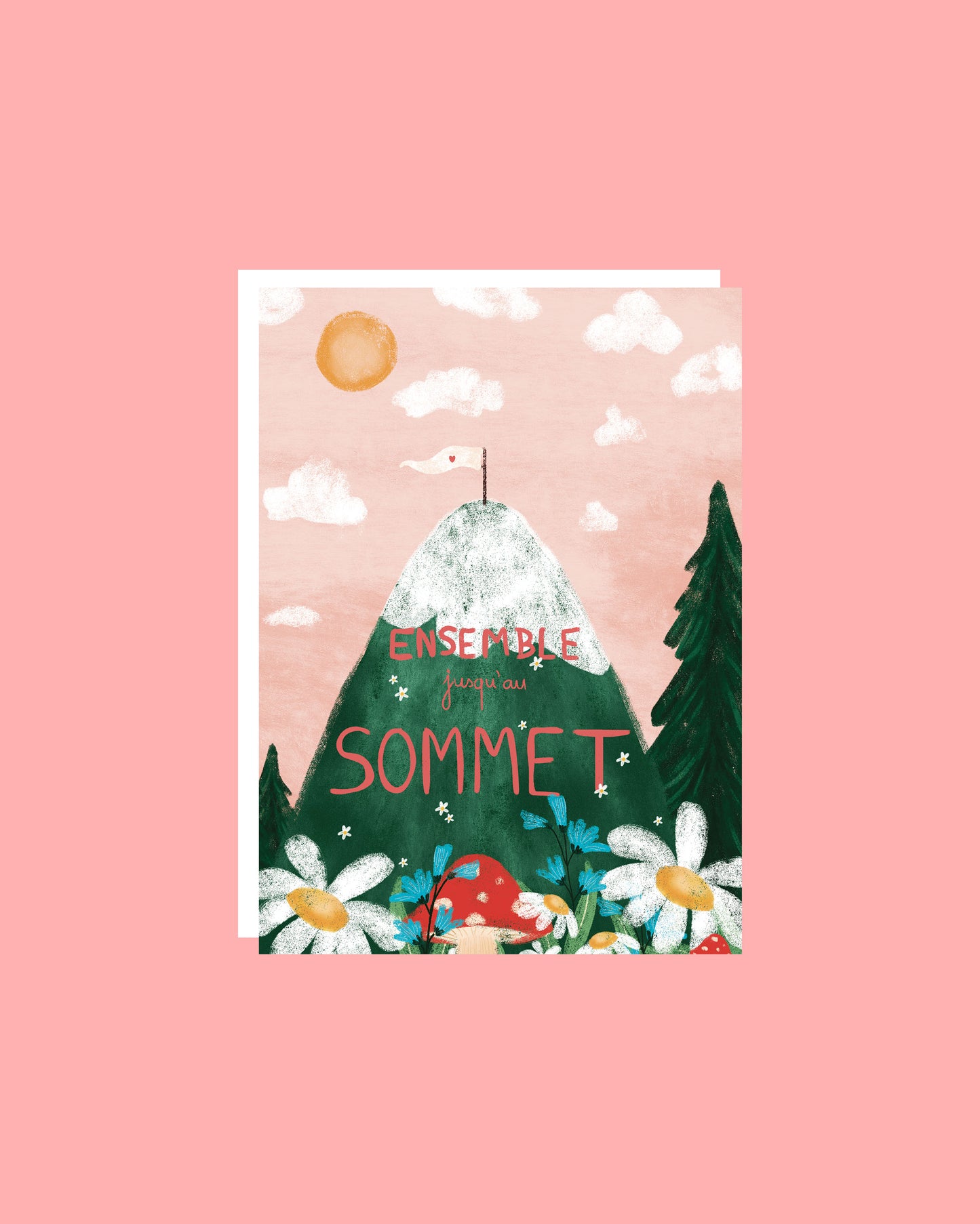 Carte de saint Valentin, fait au Québec, carte de souhaits, Montréal, fait au Canada