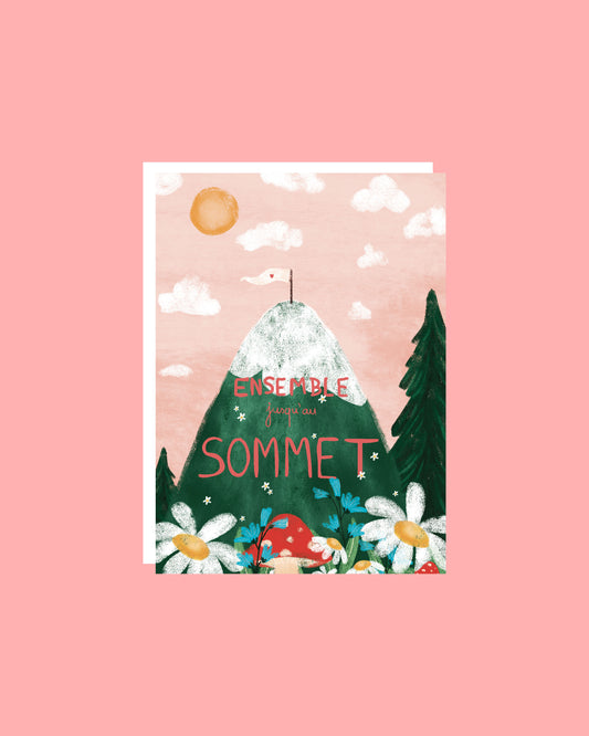 Carte de saint Valentin, fait au Québec, carte de souhaits, Montréal, fait au Canada