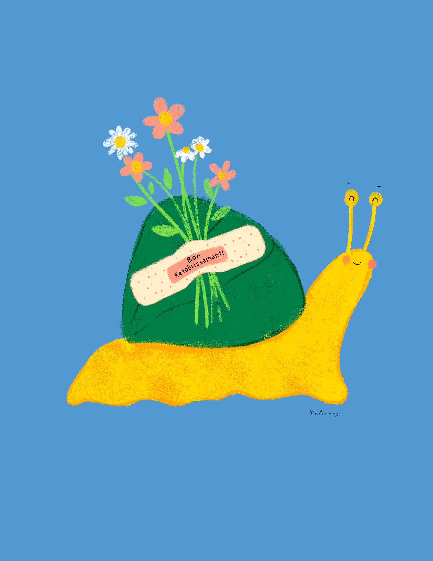 Carte de souhaits - Escargot