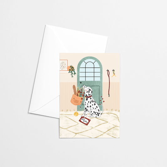 Carte de souhaits - Dalmatien love