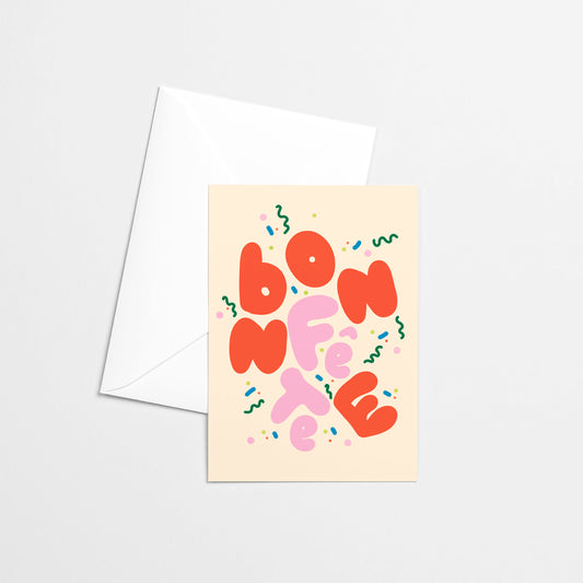 Greeting card - Happy Birthday in BIG