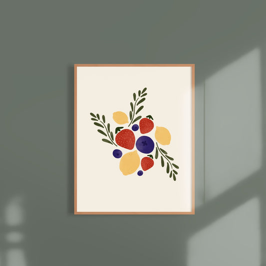 Affiche - Citron & Baies - Citron & Miel