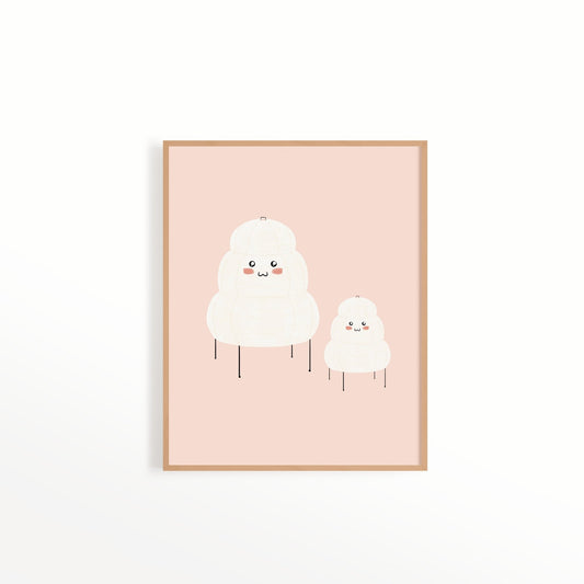 Affiche - Lampes papier de riz - Citron & Miel