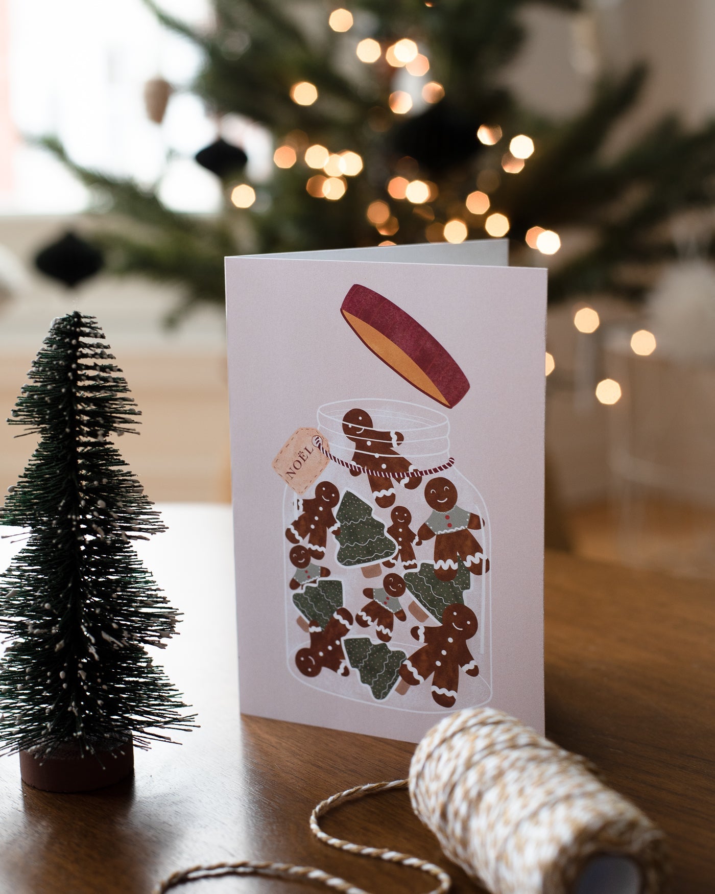 Carte de Noël - Biscuits Pains d'épices - Citron & Miel