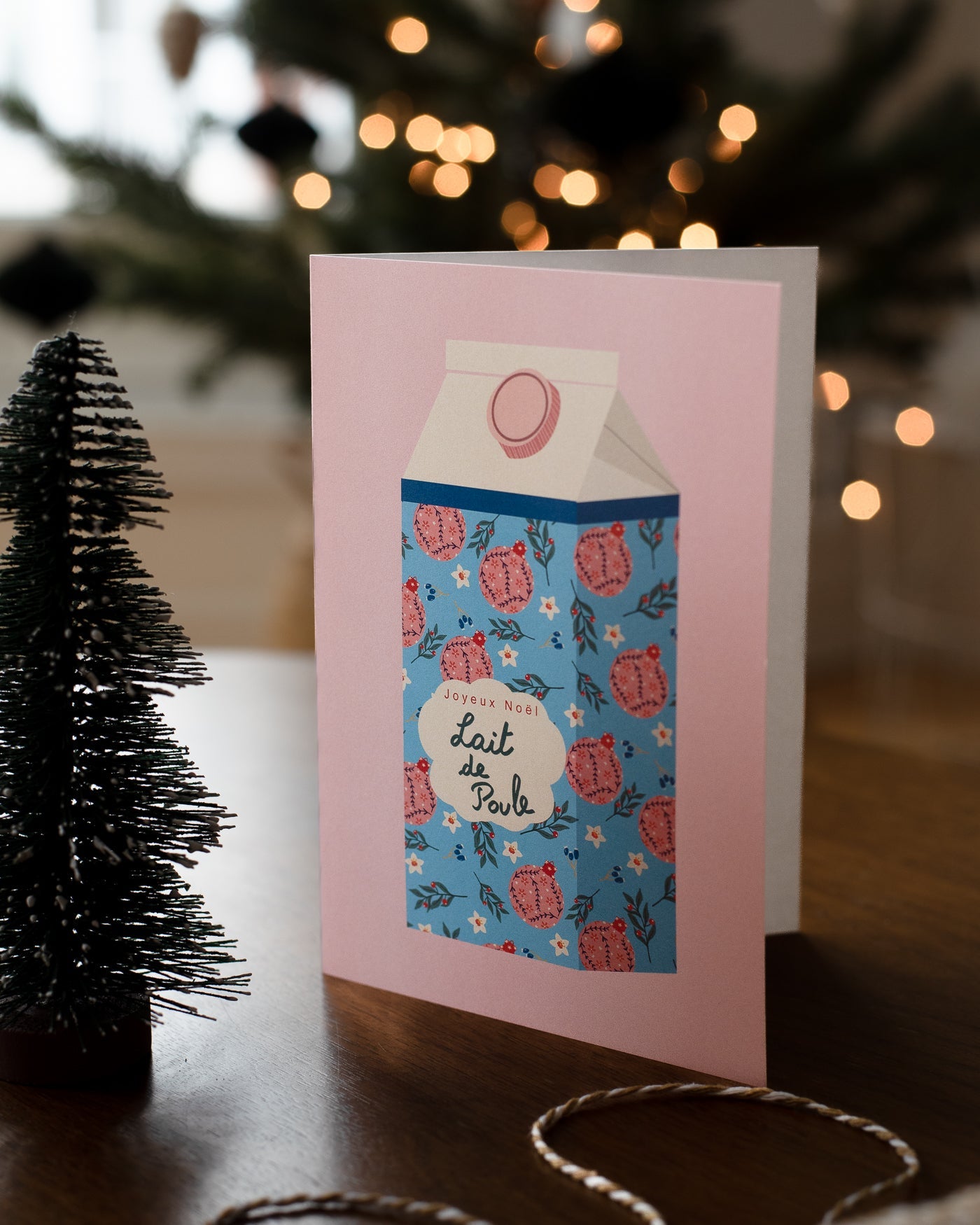 Carte de Noël - Lait de Poule - Citron & Miel
