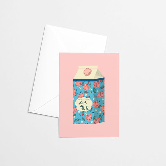 Carte de Noël fait au Québec, carte de souhaits, Montréal, Français