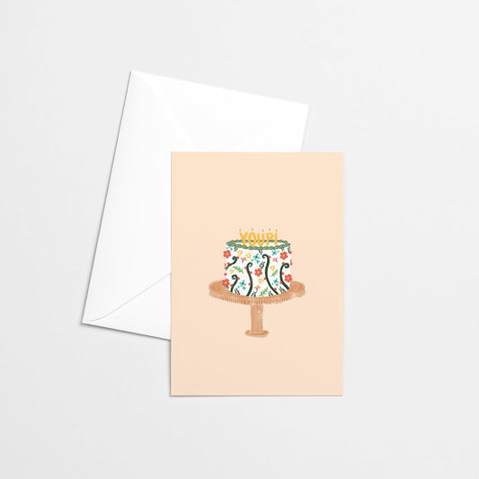 Carte de souhaits - Youpi! - Citron & Miel